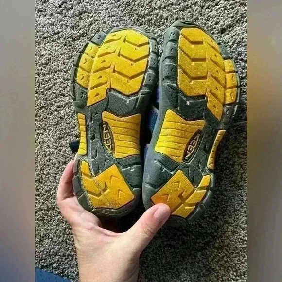 Keen Newport H2 women size 7 blue yellow - Picture 7 of 9